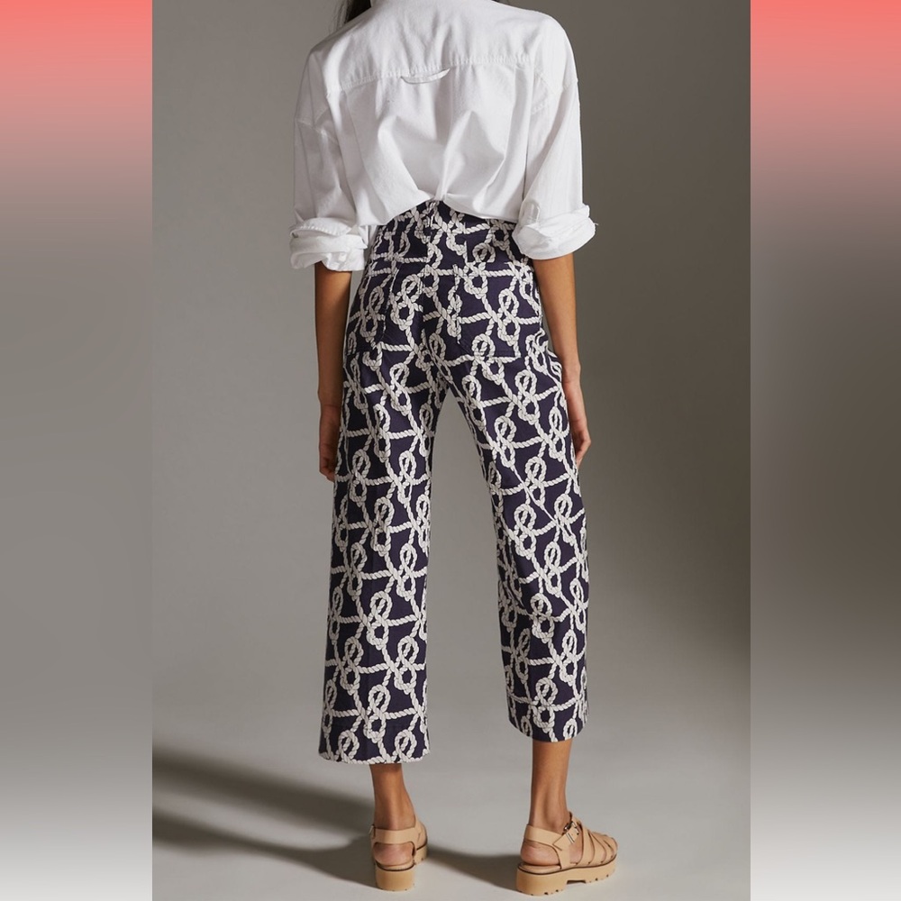 Maeve The Colette Cropped Wide-leg Pants